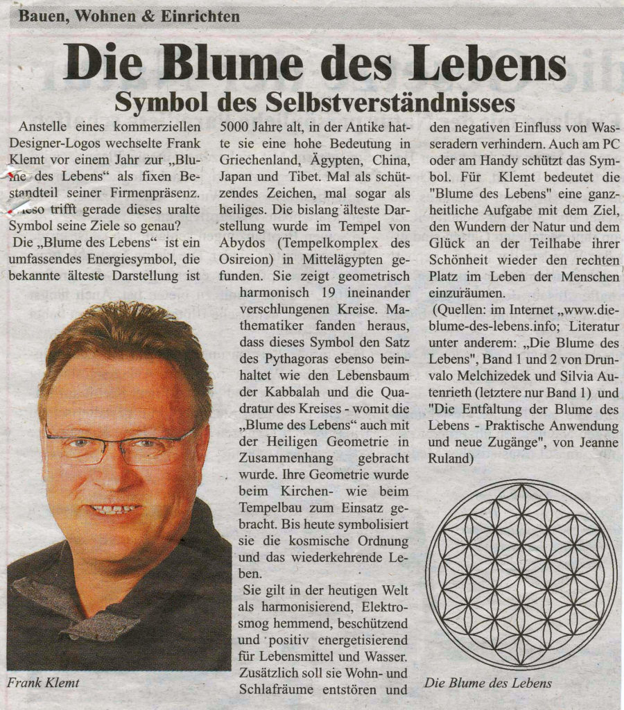 Pressestimmen zur Gartengestaltung Frank Klemt